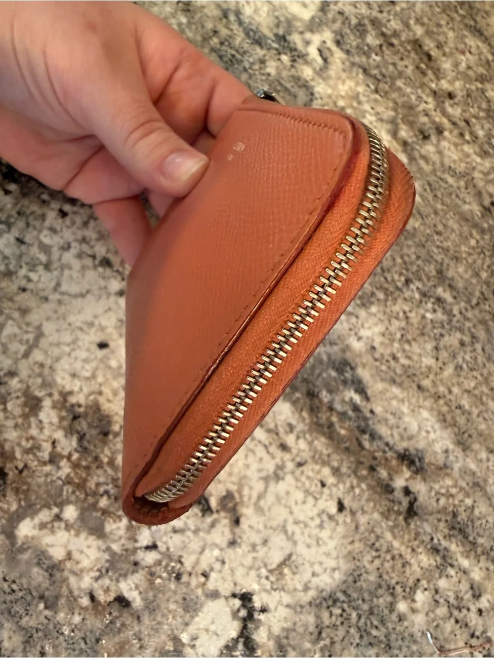 Celine Leather Zip Pouch